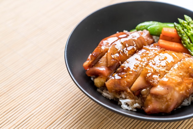 teriyaki chicken rice bowl