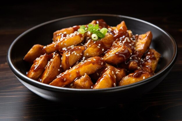 Teriyaki Glazed Potato Fry Delight