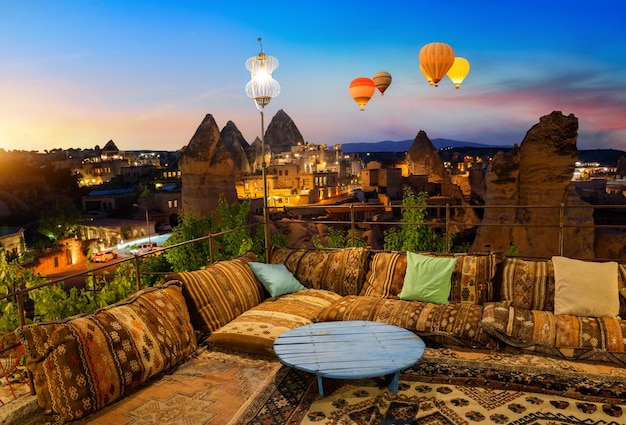 Photo terrace in goreme