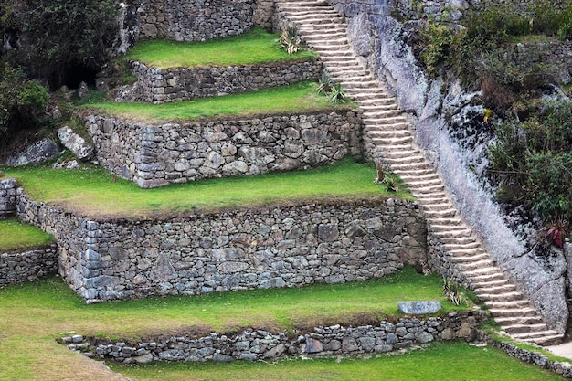 Terraces and stairs