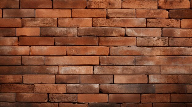 Photo terracotta brick background