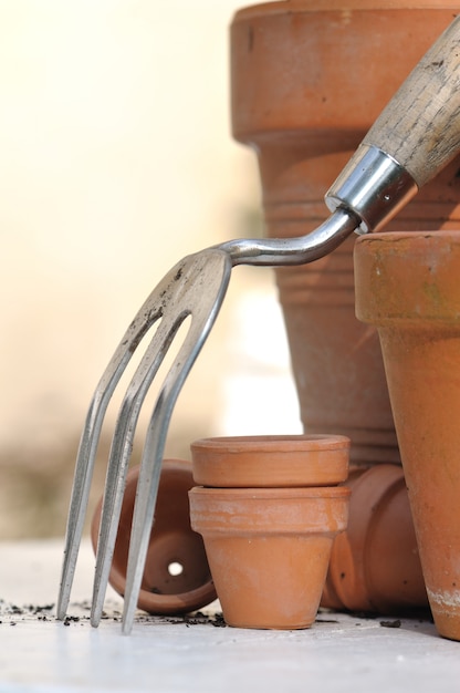 Photo terracotta pots