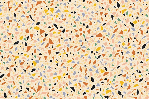 Terrazzo naadloos patroon Abstracte achtergrond van natuursteen