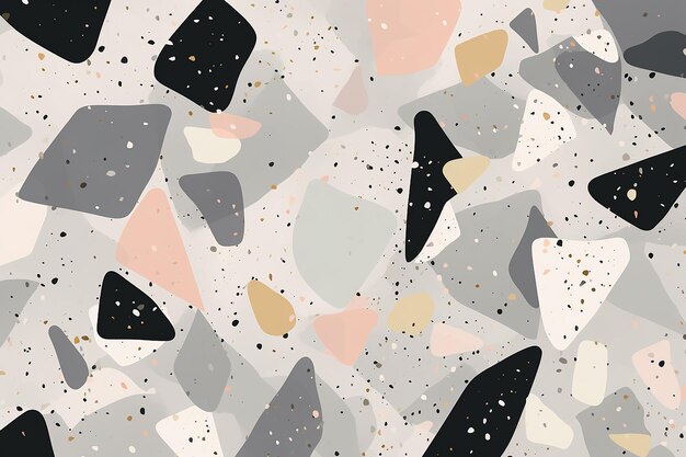 terrazzo seamless pattern pastel color wallpaper