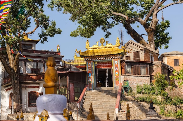 Terrein en gebouwen in Swayambhunath Nepal