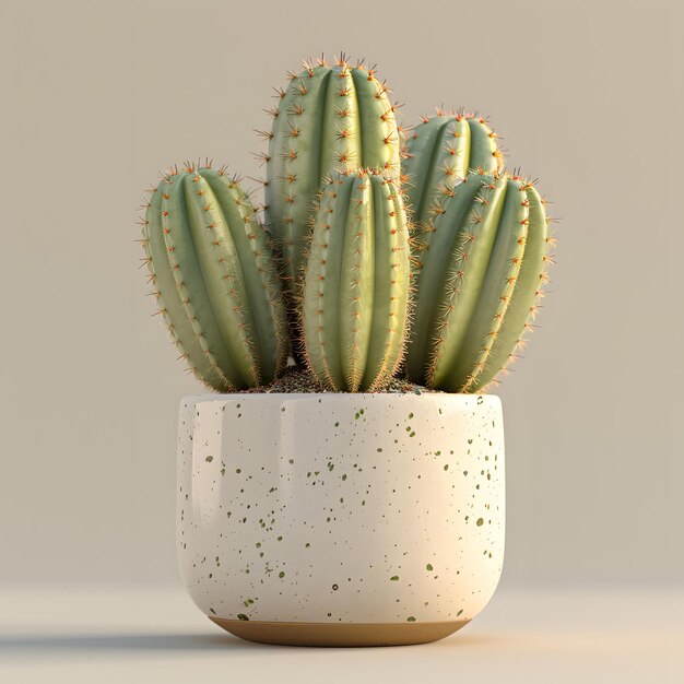 Terrestrial plant in ceramic flowerpot still life photography