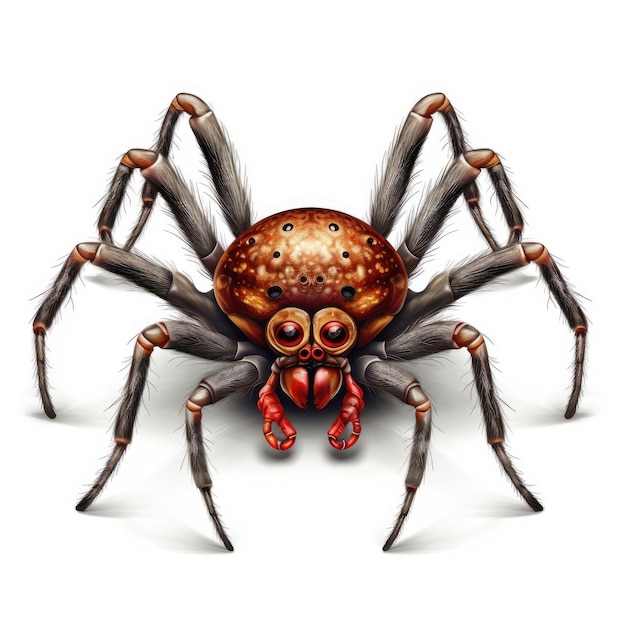 Photo terrifying arachnid halloween spider print
