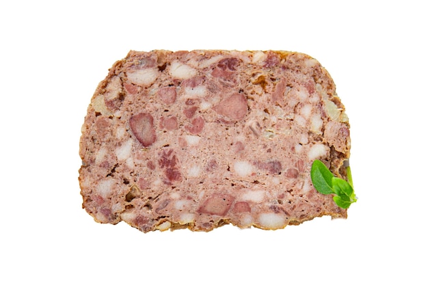 テリーヌ 素朴な肉 パテ ポーク 食品 ひき肉 焼き菓子 食事 テーブルの上のスナック コピースペース 食べ物