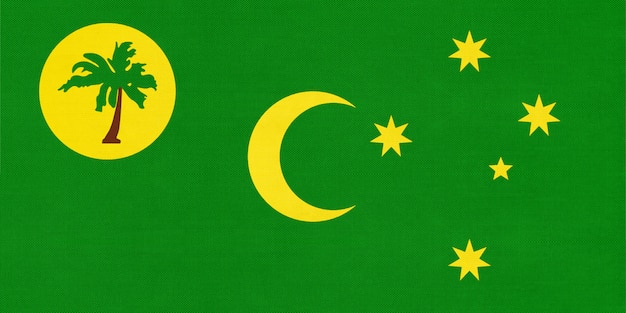 Photo territory of cocos islands national flag