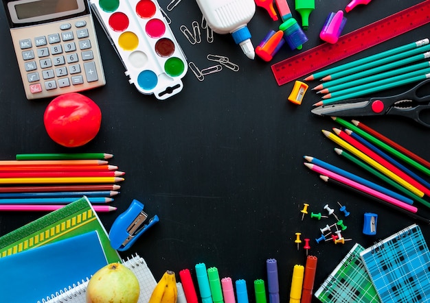 Terug naar school-concept.