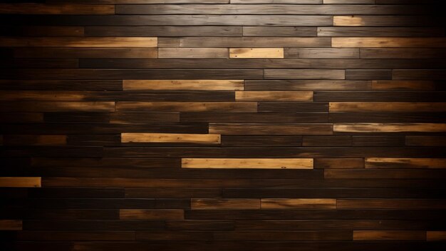 Teruggewonnen houten muurpanelen textuur Oude houten plank textuur achtergrond AI gegenereerd