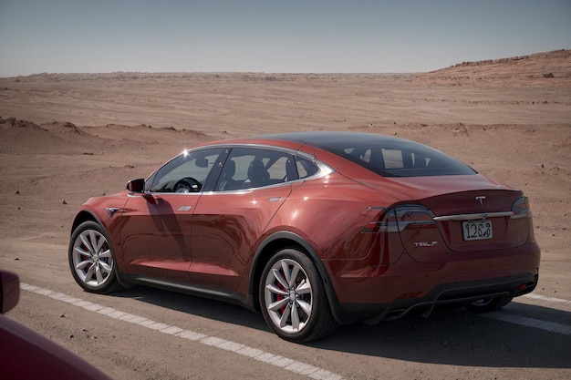 Tesla-auto op Mars