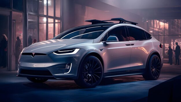 Tesla model X Tesla model X auto Tesla model X luxe auto Tesla Tesla auto elektrische auto