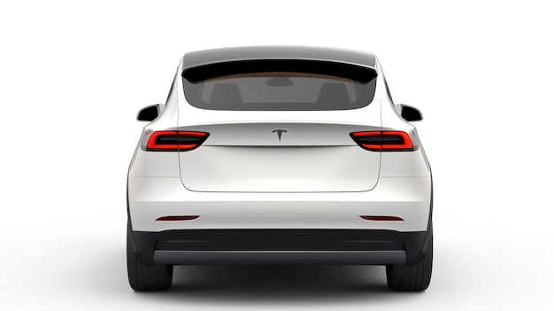 Мокет Tesla Model Y с задним видом