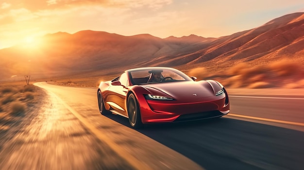 Tesla Roadster Sport at the 2010 Canadian International Auto Show