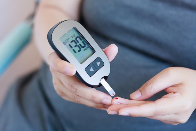 Photo test blood glucose for diabetes