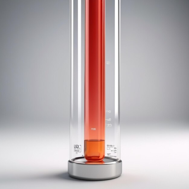 Test tube PSD on a white background