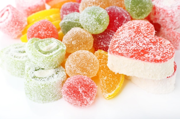 Testy jelly candies close up