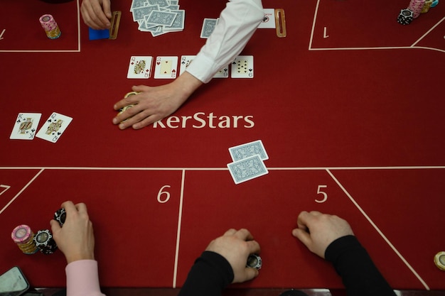 Texas club poker tournament which was in Ukraine in Kyiv in September 2020 Texas Holdem fans gathered together to play sports poker cards