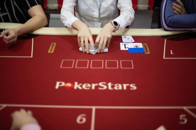Texas club poker tournament which was in Ukraine in Kyiv in September 2020 Texas Holdem fans gathered together to play sports poker cards