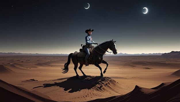 Texas Dark Background cowboy background a man riding a horse poster warriors and brave men