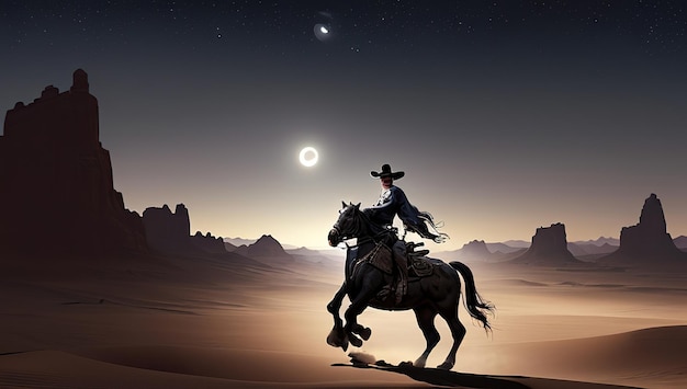 Texas Dark Background cowboy background a man riding a horse poster warriors and brave men