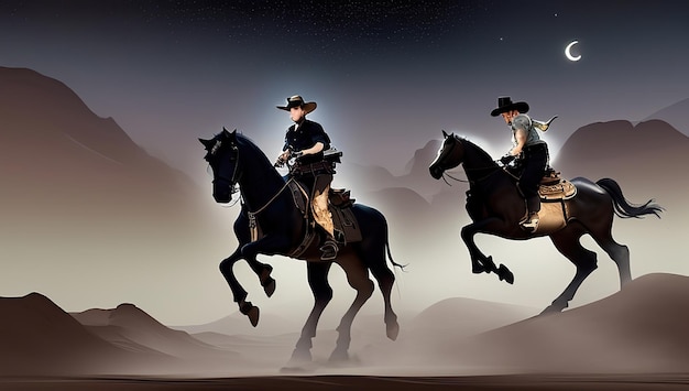 Texas Dark Background cowboy background a man riding a horse poster warriors and brave men