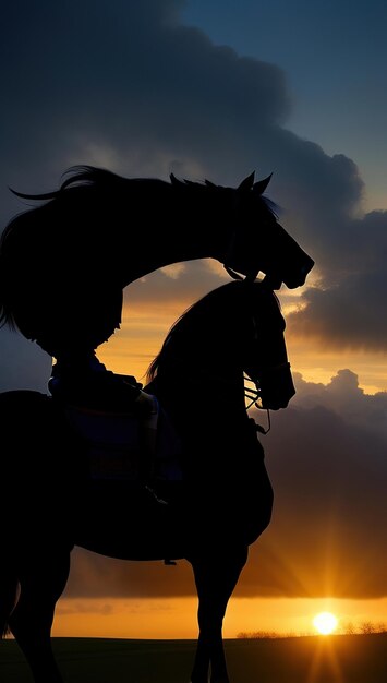 Photo texas dark background cowboy background old western town building man riding on the back of a horse