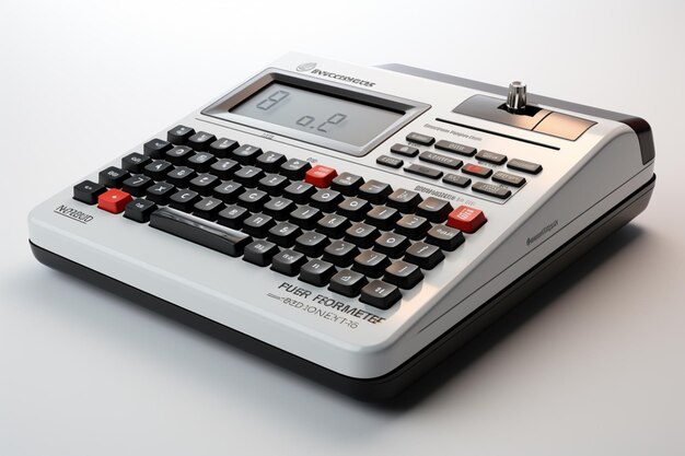 Texas instruments calculator on white background