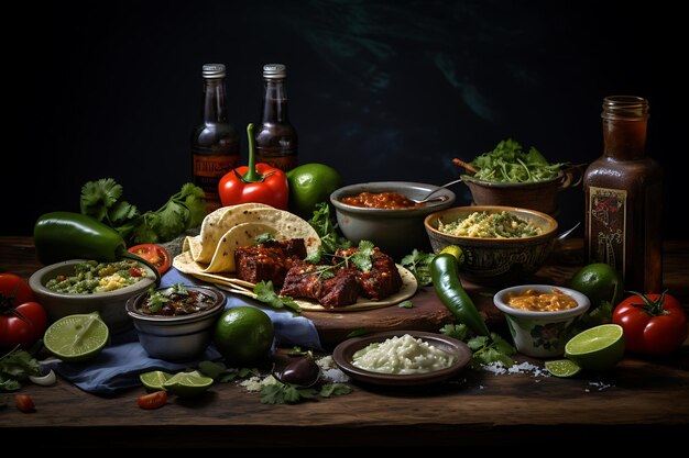 Texmex cuisine delights photography