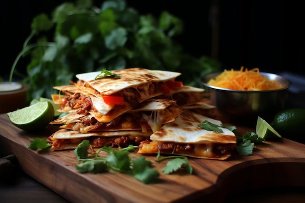 Foto texmex monterrey jack quesadilla (in inglese)