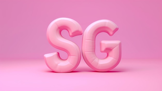 Текст большой продажи изолирован на розовом фоне в 3D-дизайне