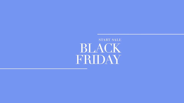 Photo text black friday on blue fashion and minimalism background with geometric lines. elegant and luxury 3d illustration for business and corporate template