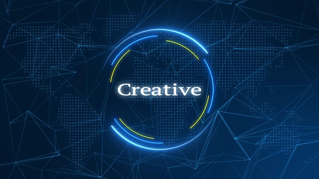 text effect technology concept