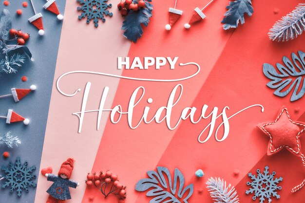 Photo text holidays