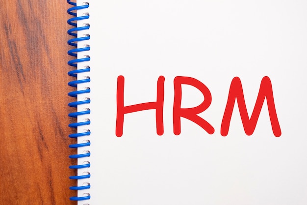 메모장에 작성된 텍스트 hrm, 위의 Office 나무 테이블, 개념