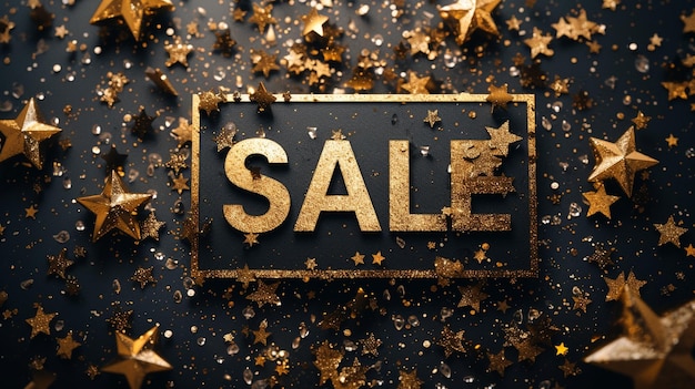 Photo text sale for banner copy space background greeting card poster super gold big promo coupon