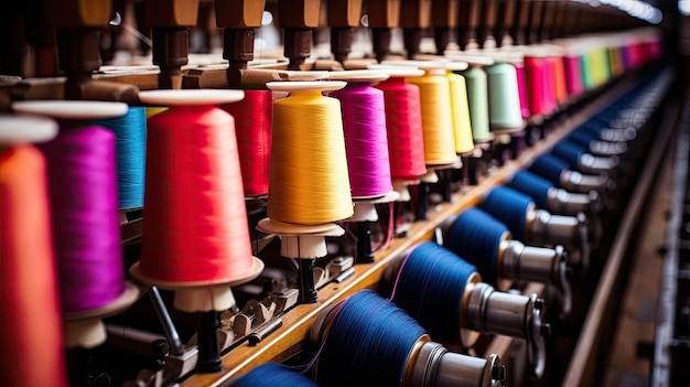 Textielfabriek voor kegelvormige textiel