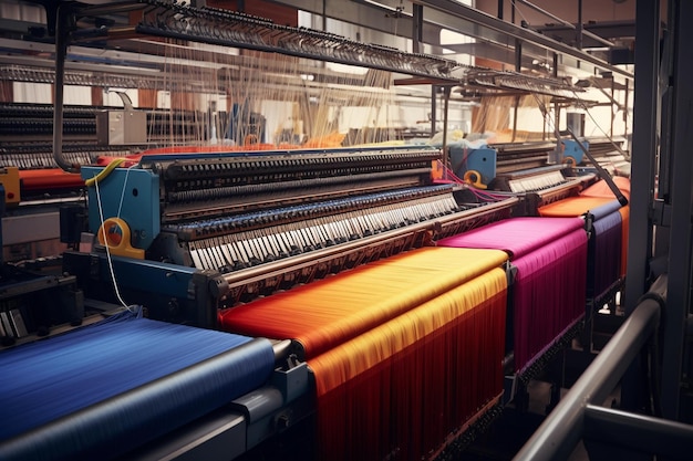 Textielindustrie Productie van draden en stoffen