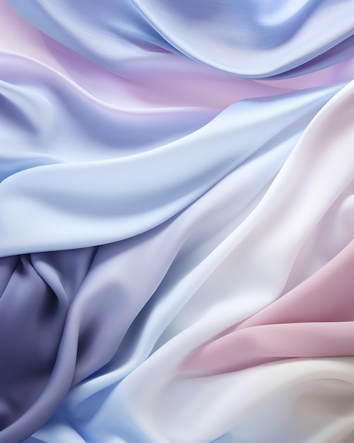 Textile Background in Serene Blue Pink and White