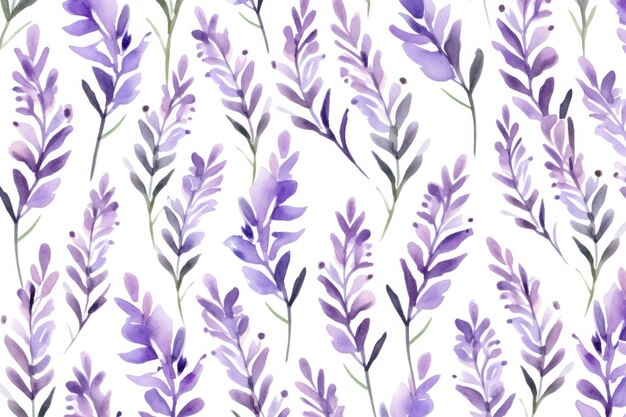 Textile design art seamless plant pattern background leaves nature watercolor fabric wallpaper floral texture