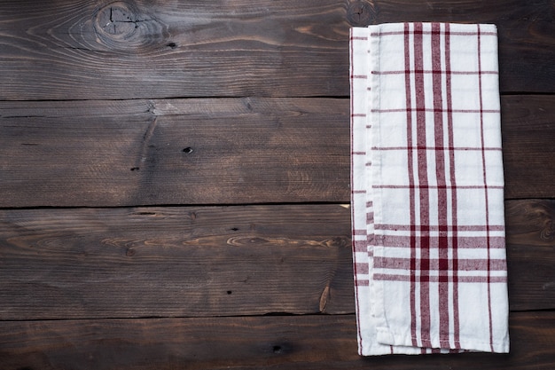 Textile napkin kitchen towel.