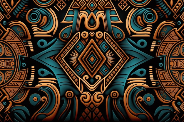 Aztec Pattern Wallpapers HD  Wallpaper Cave