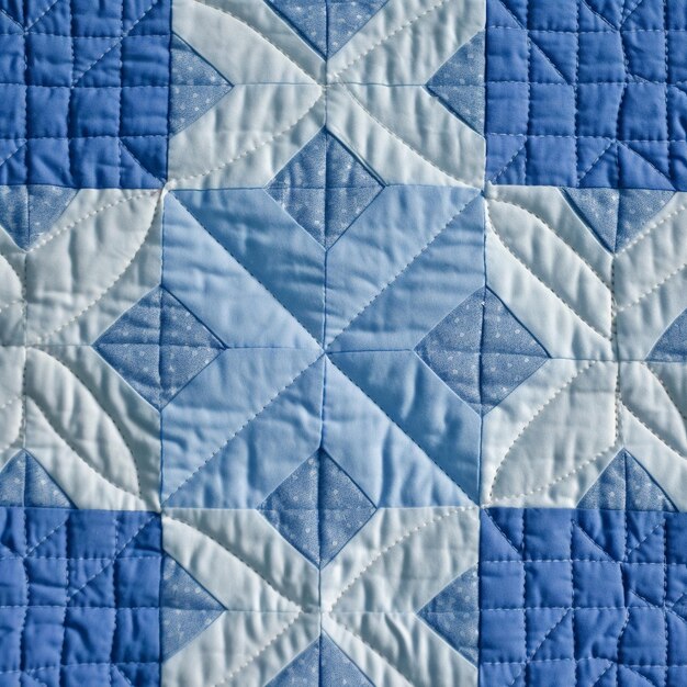 Foto tapiseria tessile un patchwork di motivi a maglia e texture accoglienti di coperte