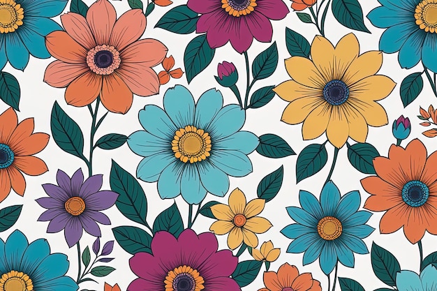 textile and wallpaper patterns a printable digital illustration work floral print designstextile