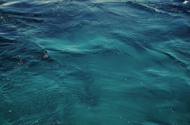 Texture and background of blue sea water