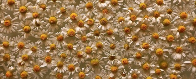 Photo texture background flowers chamomile white top view summer daisy