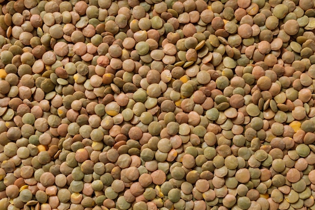 Texture background of lentils