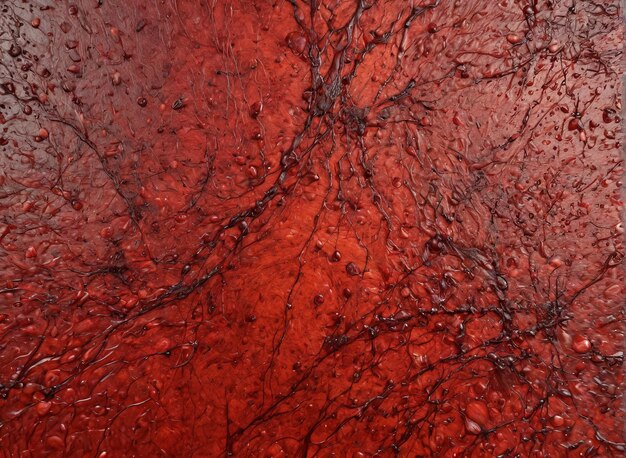 texture background a painting of red and black paint on a white background