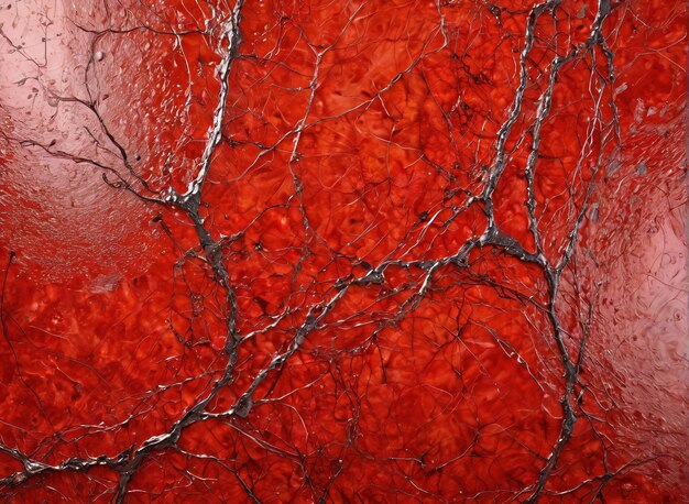 texture background a painting of red leaves on a white background